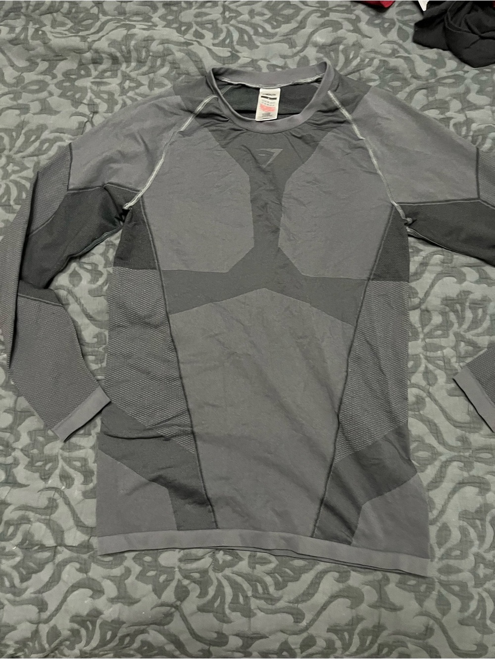 Gymshark Men’s Long Sleeve Performance Top - Dark Gray/Charcoal